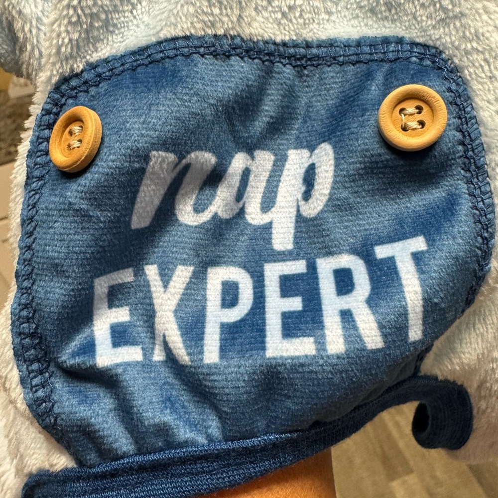 Pawsitively Fun, plush pet sweater size XS/S with Wooden Buttons